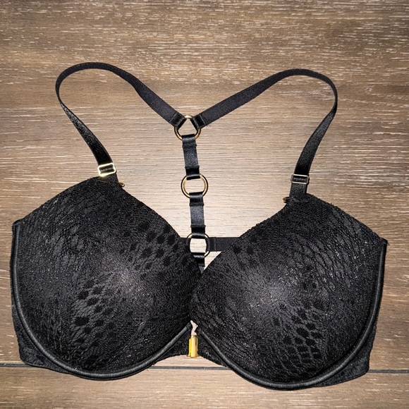 Victoria Secret Very Sexy Push Up Size 36DDD Black Underwire - Picture 1 of 6